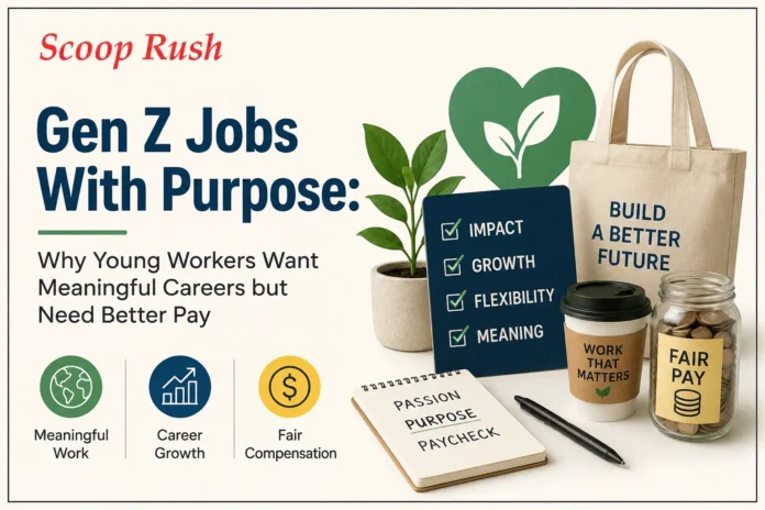 Gen Z Jobs With Purpose: Why Young Workers Want Meaningful Careers but Need Better Pay