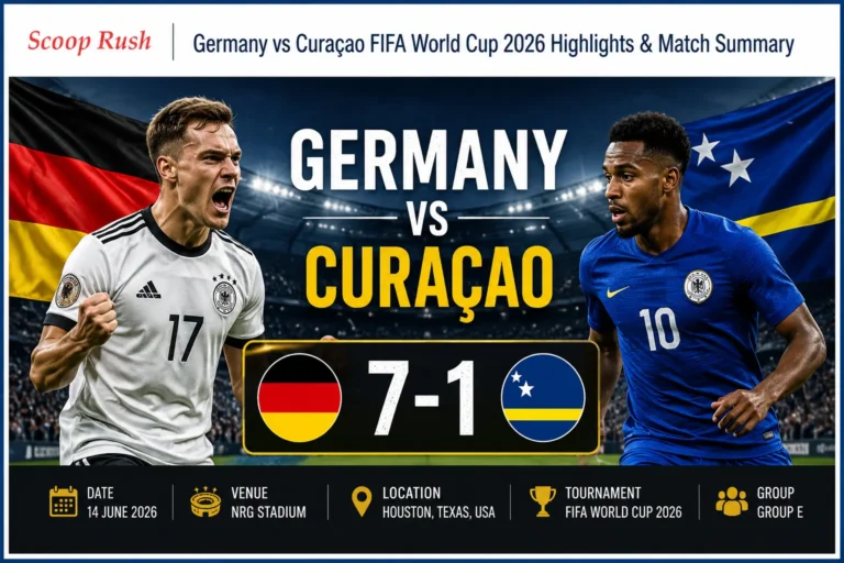 Germany vs Curaçao FIFA World Cup 2026 Highlights & Match Summary