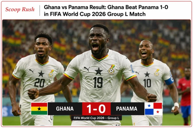 Ghana vs Panama Result: Ghana Secure Narrow 1-0 Victory to Boost FIFA World Cup 2026 Group L Hopes