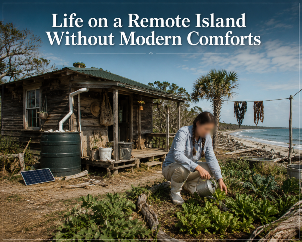 Life on a Remote Island Without Modern Comforts