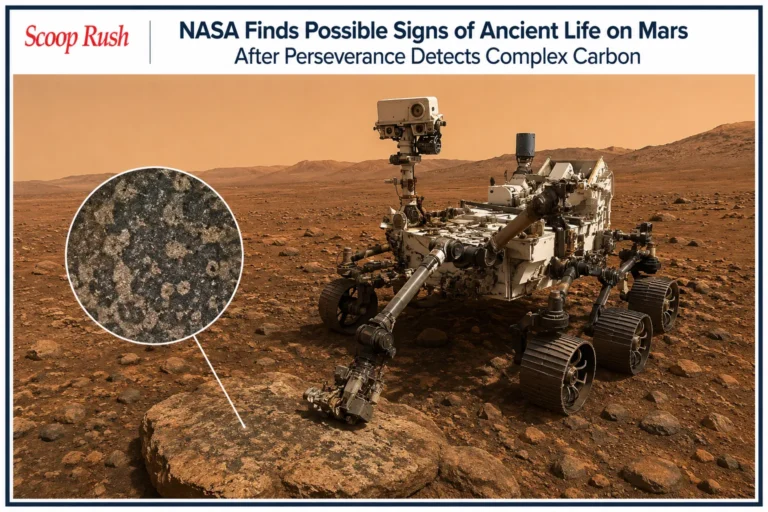 NASA Finds Possible Signs of Ancient Life on Mars After Perseverance Detects Complex Carbon