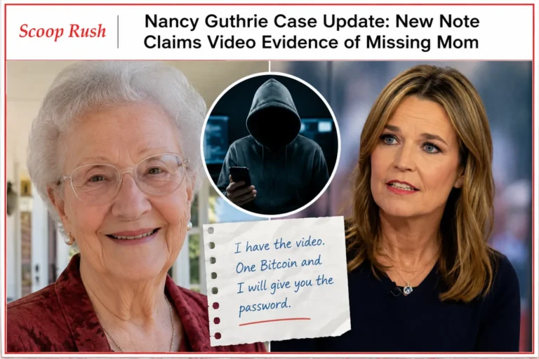 Nancy Guthrie Case Update: New Note Claims Video Evidence of Missing Mom