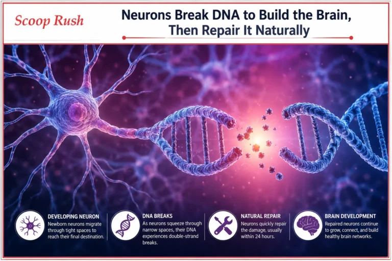 Neurons Break DNA to Build the Brain, Then Repair It Naturally