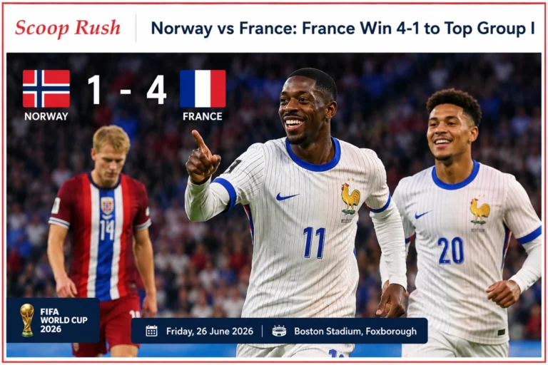 Norway vs France: France Beat Norway 4-1 to Finish Top of Group I