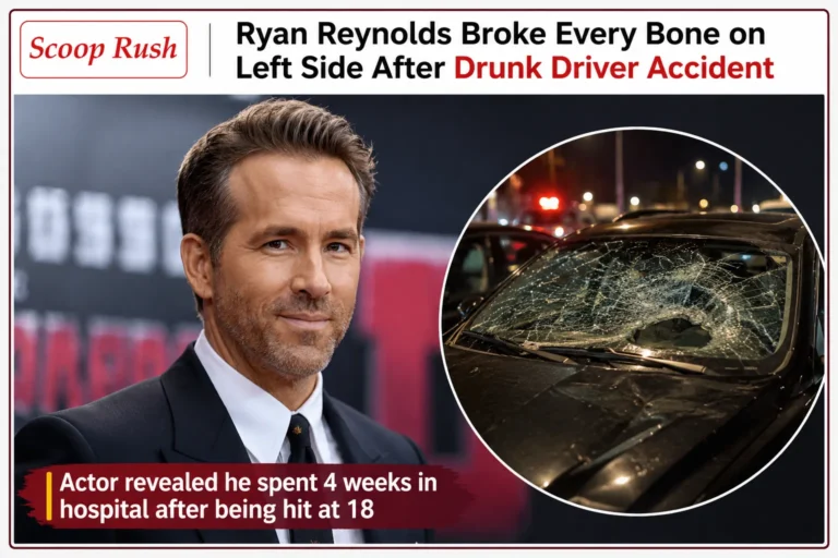 Ryan Reynolds Broke Every Bone on Left Side After Drunk Driver Accident