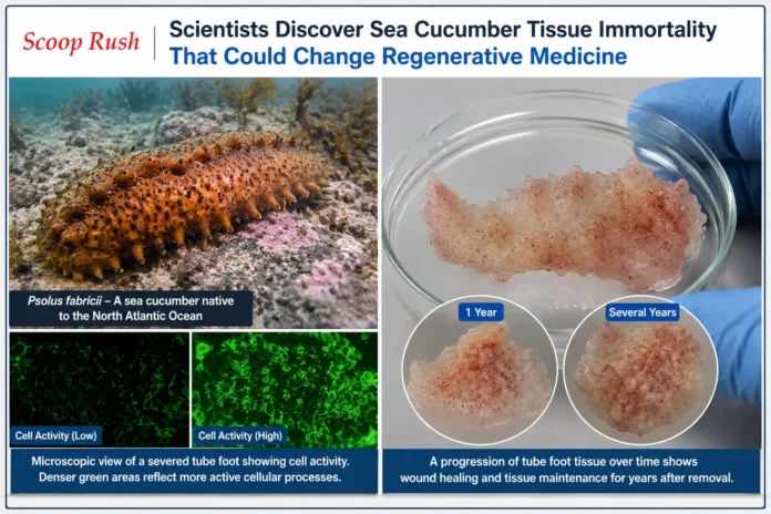 Scientists Discover Sea Cucumber Tissue Immortality That Could Change Regenerative Medicine