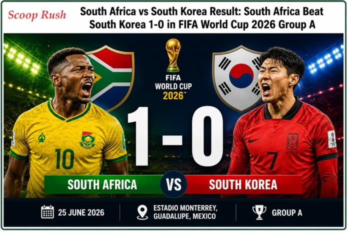 South Africa vs South Korea Result: South Africa Beat South Korea 1-0 in FIFA World Cup 2026 Group A
