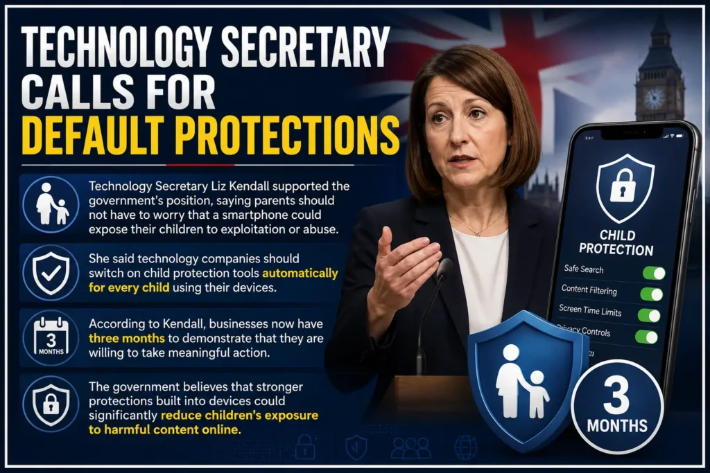 Technology Secretary Calls for Default Protections