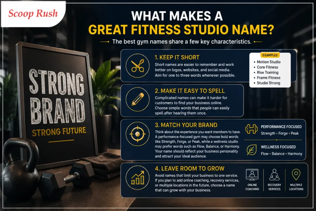 What Makes a Great Fitness Studio Name? |scooprush
