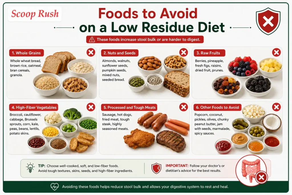 Foods to Avoid on a Low Residue Diet |scooprush