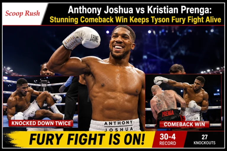 Anthony Joshua vs Kristian Prenga: Stunning Comeback Win Keeps Tyson Fury Fight Alive