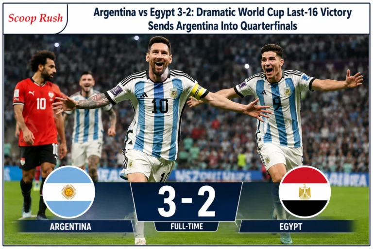 Argentina vs Egypt 3-2: Dramatic World Cup Last-16 Victory Sends Argentina Into Quarterfinals