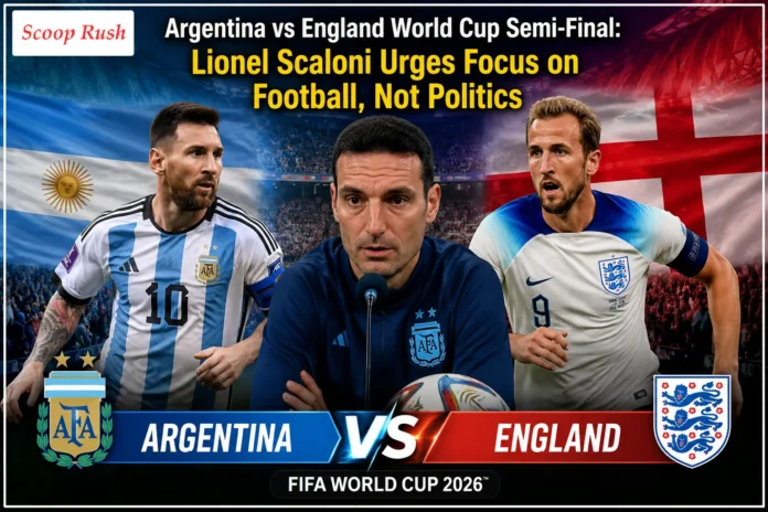Argentina vs England World Cup Semi-Final: Lionel Scaloni Urges Focus on Football, Not Politics
