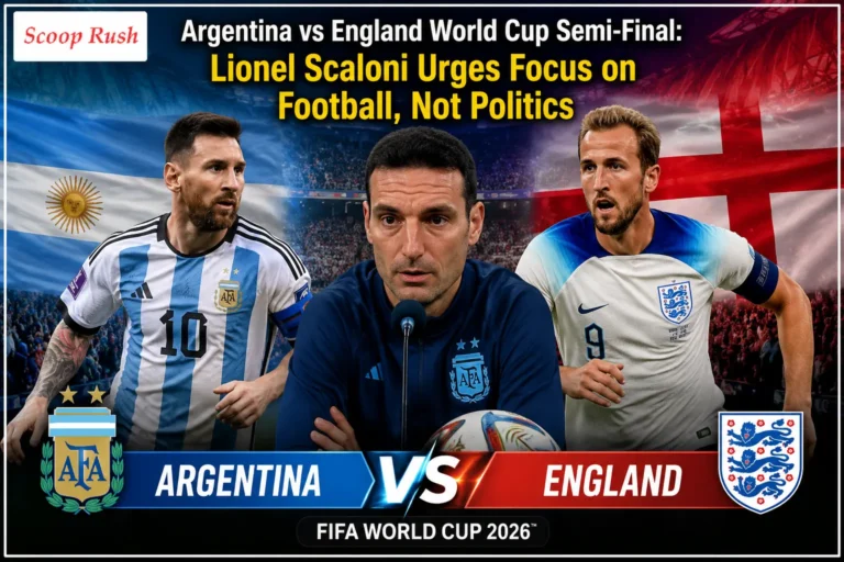 Argentina vs England World Cup Semi-Final: Lionel Scaloni Urges Focus on Football, Not Politics