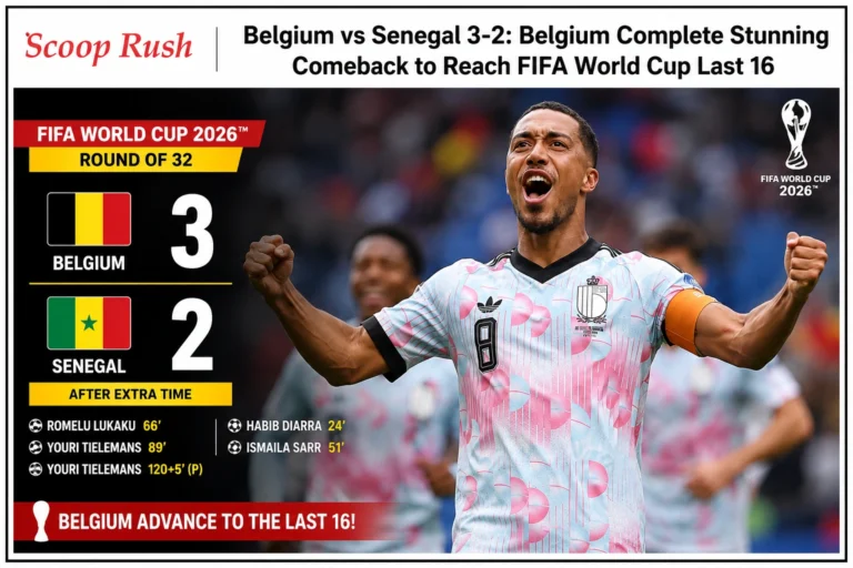 Belgium vs Senegal 3-2: Belgium Complete Stunning Comeback to Reach FIFA World Cup Last 16