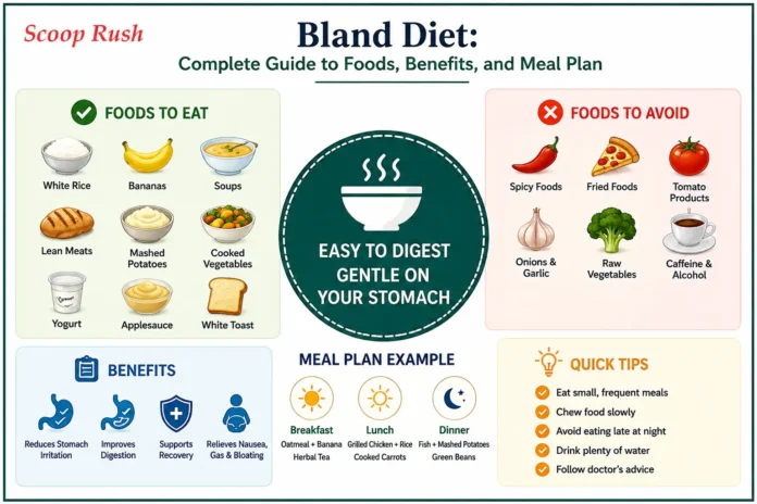 Bland Diet: Complete Guide to Foods, Benefits, and Meal Plan
