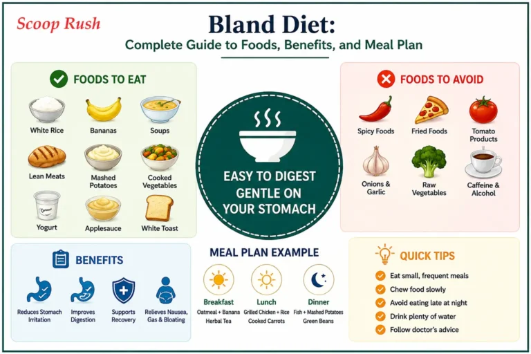 Bland Diet: Complete Guide to Foods, Benefits, and Meal Plan
