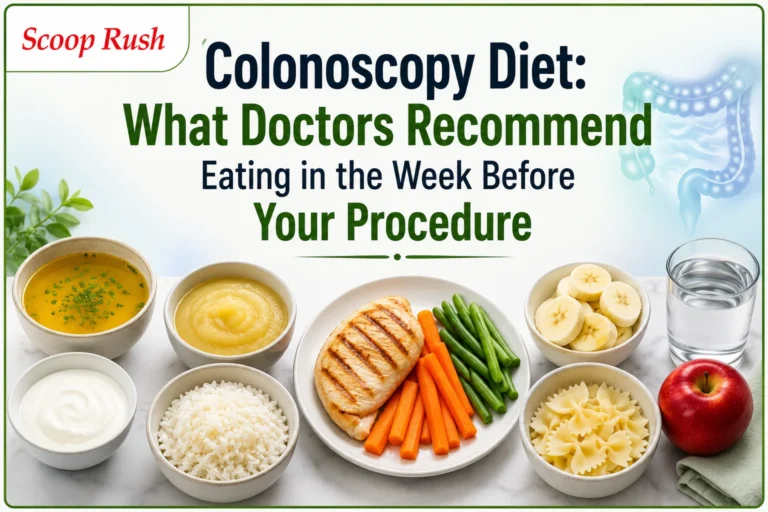 Colonoscopy Diet: What Doctors Recommend Eating in the Week Before Your Procedure