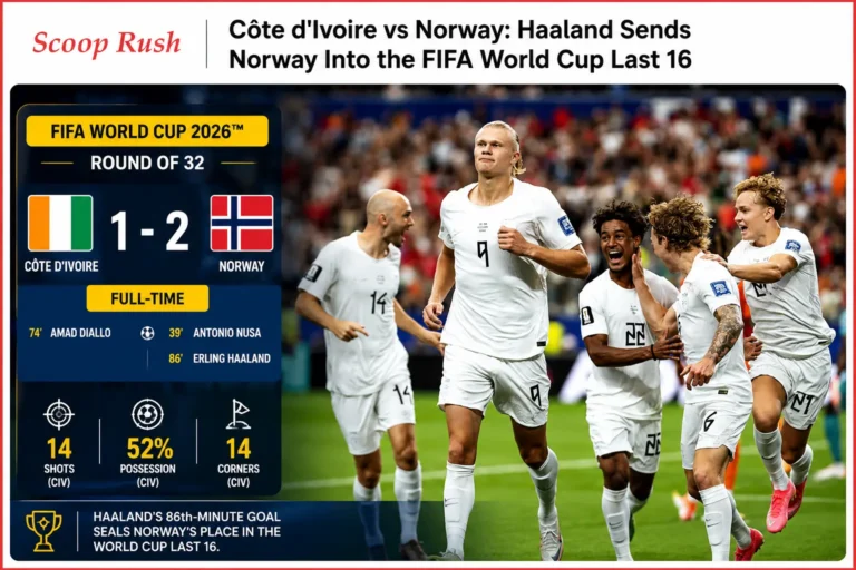 Côte d’Ivoire vs Norway: Haaland Sends Norway Into the FIFA World Cup Last 16