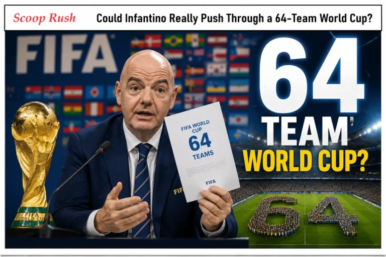 Could Infantino Really Push Through a 64-Team World Cup?