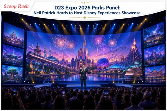 D23 Expo 2026 Parks Panel: Neil Patrick Harris to Host Disney Experiences Showcase