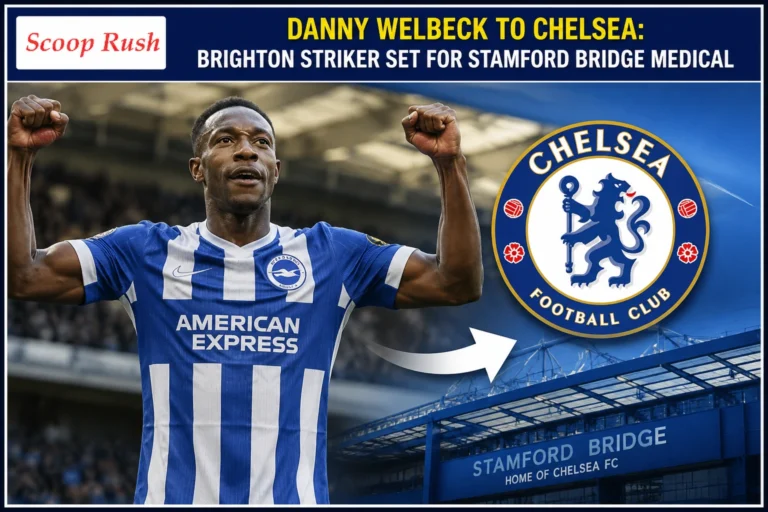 Danny Welbeck to Chelsea: Brighton Striker Set for Stamford Bridge Medical