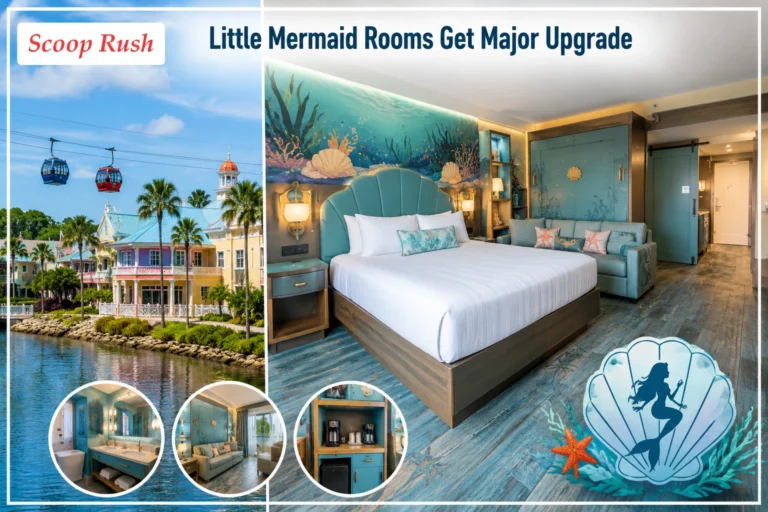 Disney Caribbean Beach Little Mermaid Rooms Review: A Major Upgrade