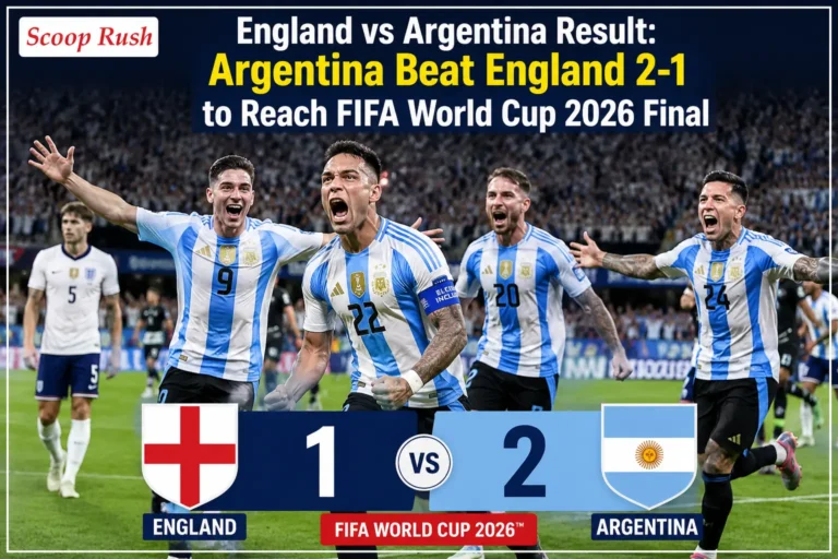 England vs Argentina Result: Argentina Beat England 2-1 to Reach FIFA World Cup 2026 Final