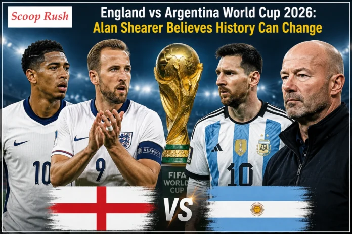 England vs Argentina World Cup 2026: Alan Shearer Believes History Can Change