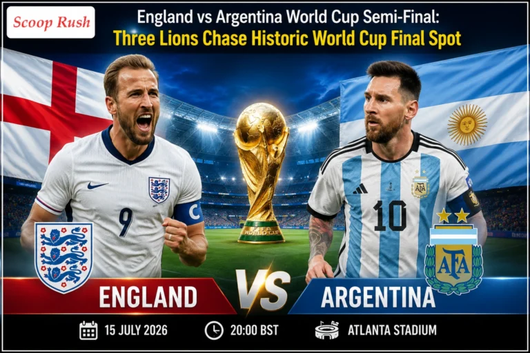 England vs Argentina World Cup Semi-Final: Three Lions Chase Historic World Cup Final Spot