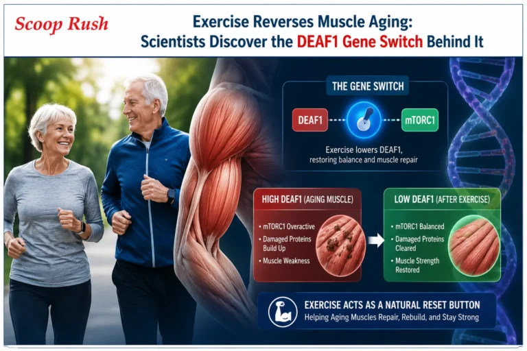 Exercise Reverses Muscle Aging: Scientists Discover the DEAF1 Gene Switch Behind It