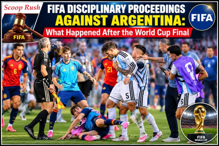 FIFA Disciplinary Proceedings Against Argentina: What Happened After the World Cup Final