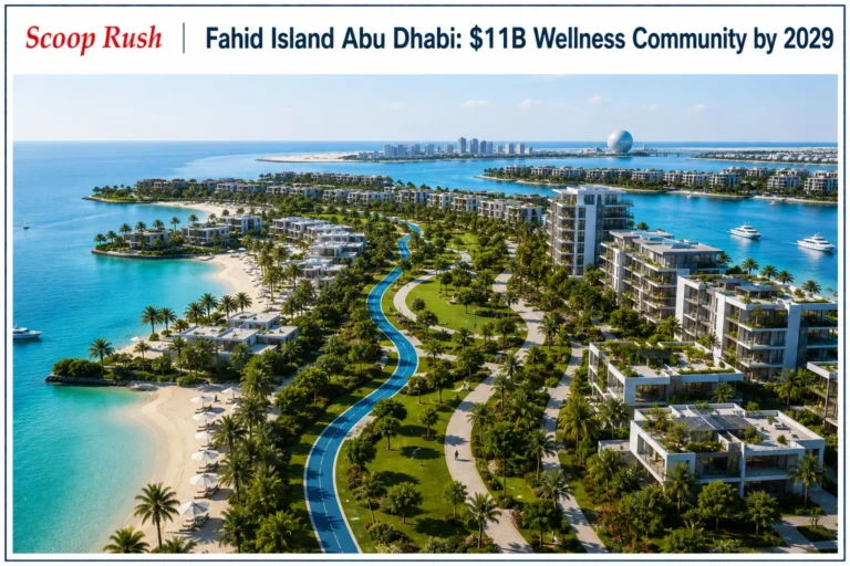 Fahid Island Abu Dhabi: $11 Billion Wellness Community Opens by 2029