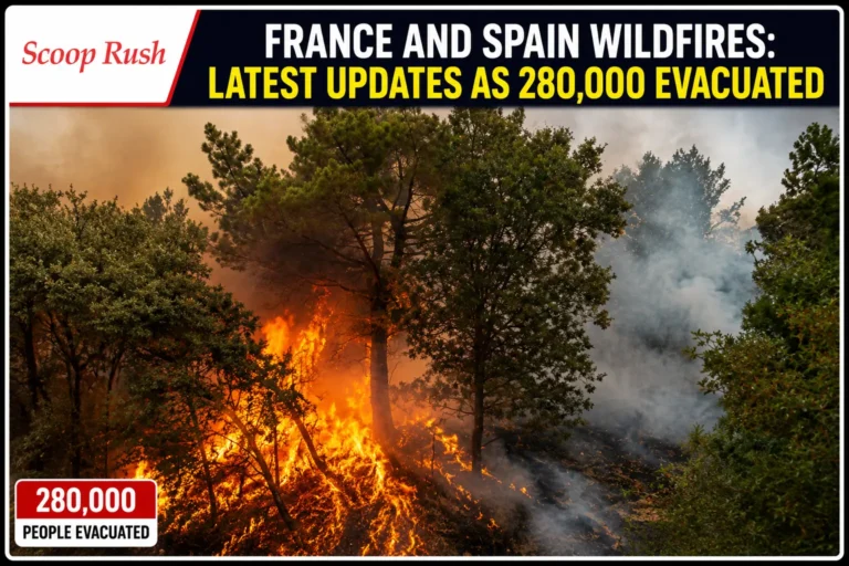 France and Spain Wildfires: Latest Updates as 280,000 Evacuated