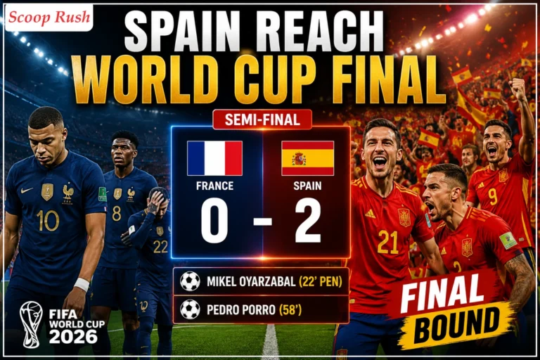 France vs Spain Semi-Final Result: Spain Defeat France 2-0 to Reach FIFA World Cup 2026 Final
