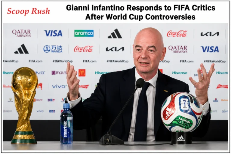 Gianni Infantino Responds to FIFA Critics After World Cup Controversies