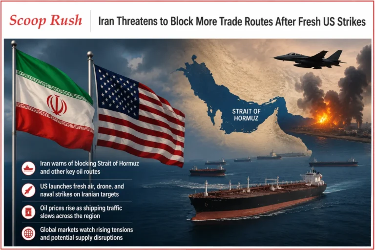Iran Trade Route Threat Grows After Fresh US Strikes
