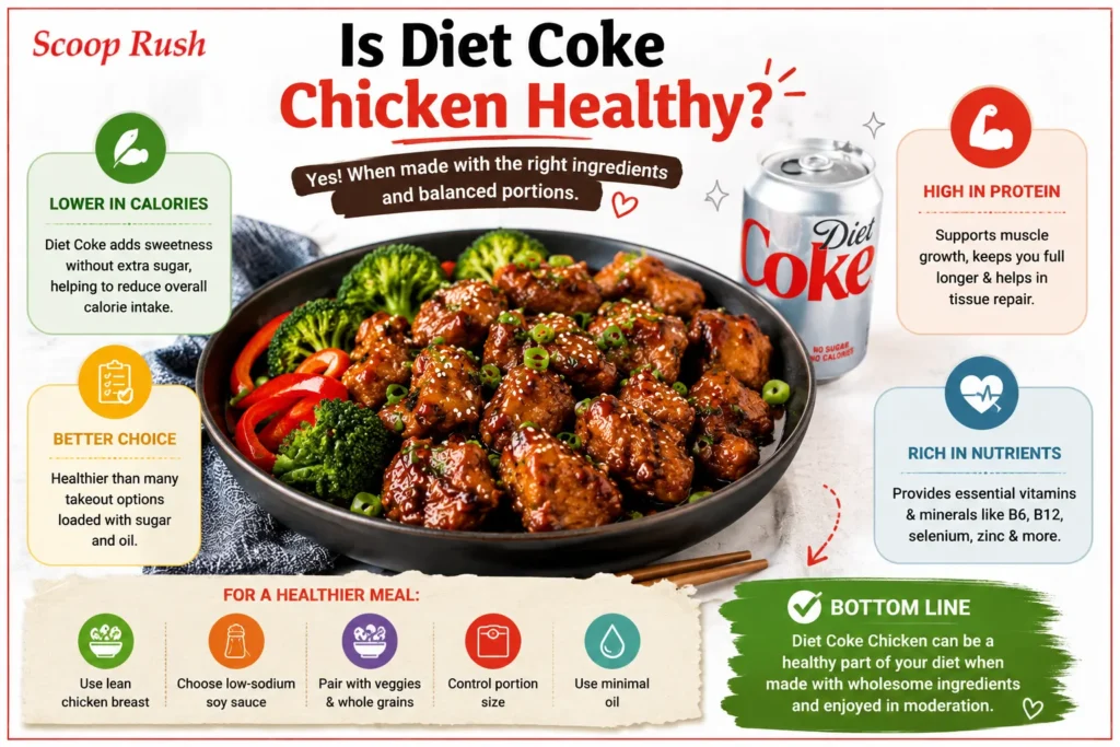 Is Diet Coke Chicken Healthy? |Scoop Rush