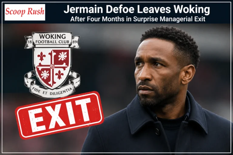 Jermain Defoe Leaves Woking After Four Months in Surprise Managerial Exit 