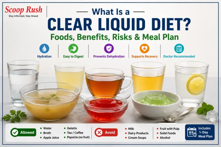 What Is a Clear Liquid Diet? Foods, Benefits, Risks & Meal Plan
