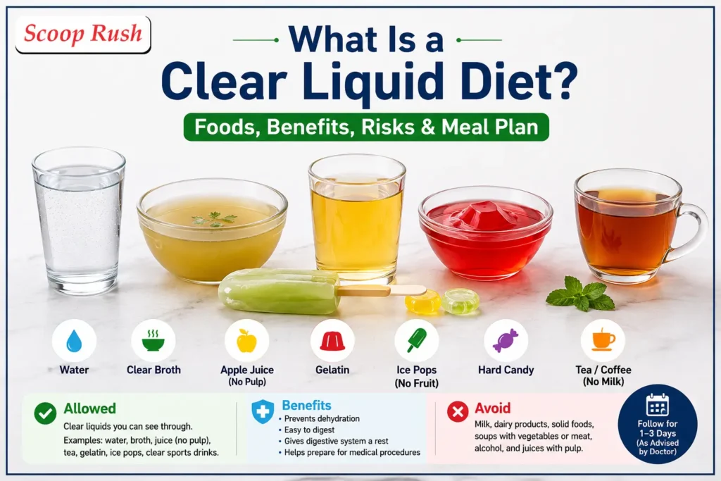 What Is a Cl ear Liquid Diet? |scooprush