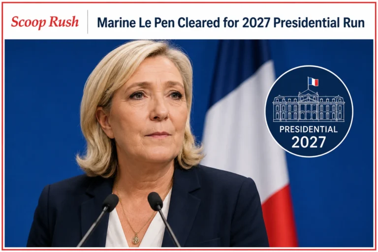 Marine Le Pen Cleared for 2027 Presidential Run Despite Electronic Tag
