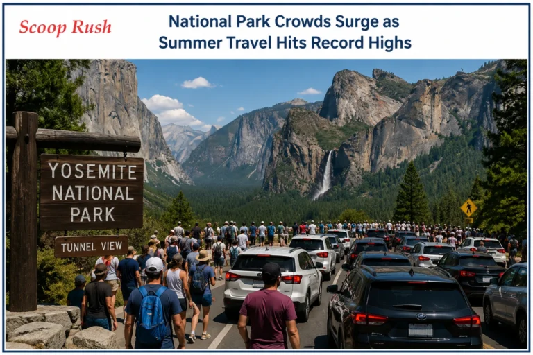 National Park Crowds Surge as Summer Travel Hits Record Highs