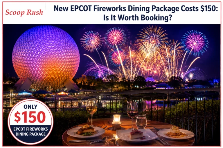 New EPCOT Fireworks Dining Package Costs $150: Is It Worth Booking?