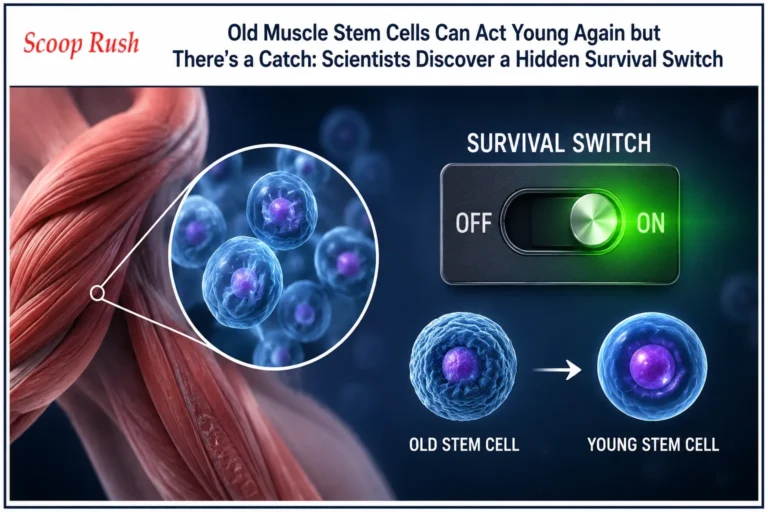 Old Muscle Stem Cells Can Act Young Again but There’s a Catch: Scientists Discover a Hidden Survival Switch
