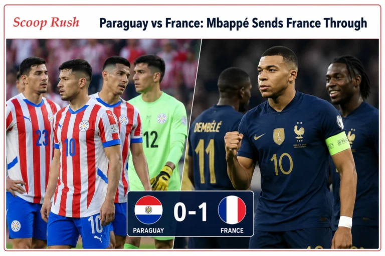 Paraguay vs France: Mbappé Penalty Sends France into FIFA World Cup Quarterfinals