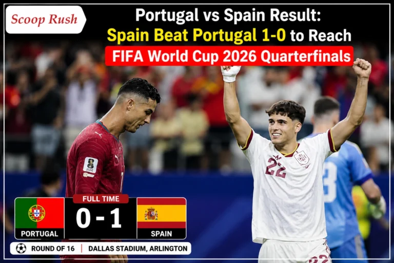 Portugal vs Spain Result: Spain Beat Portugal 1-0 to Reach FIFA World Cup 2026 Quarterfinals