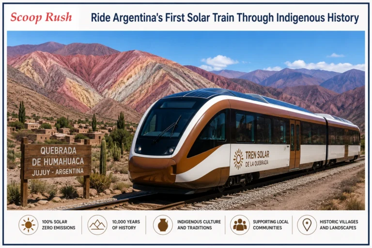 Ride Argentina’s First Solar Train Through Indigenous History