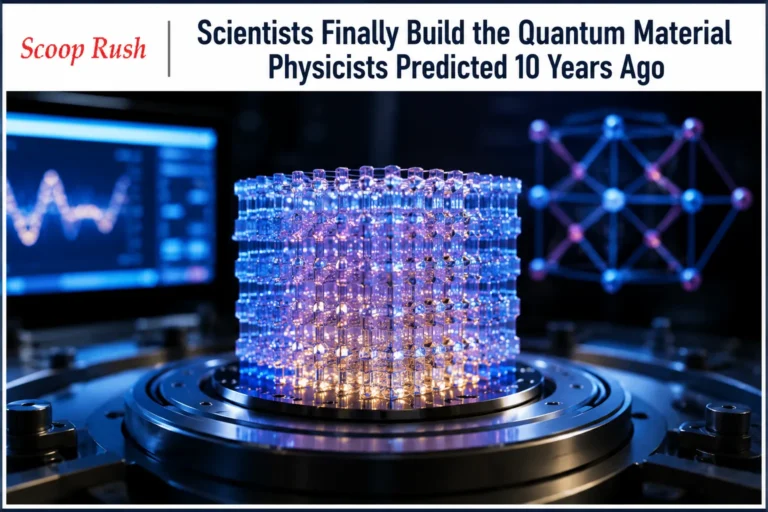 Scientists Finally Build the Quantum Material Physicists Predicted 10 Years Ago