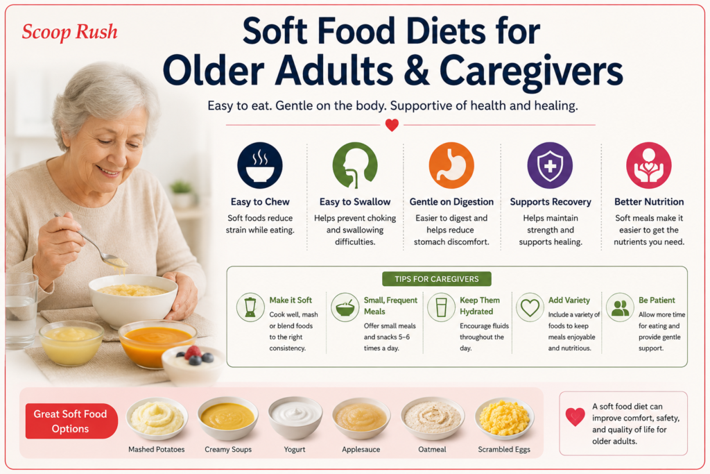 Soft Food Diets for Older Adults and Caregivers |Scoop Rush